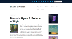 Desktop Screenshot of charliemccarron.com